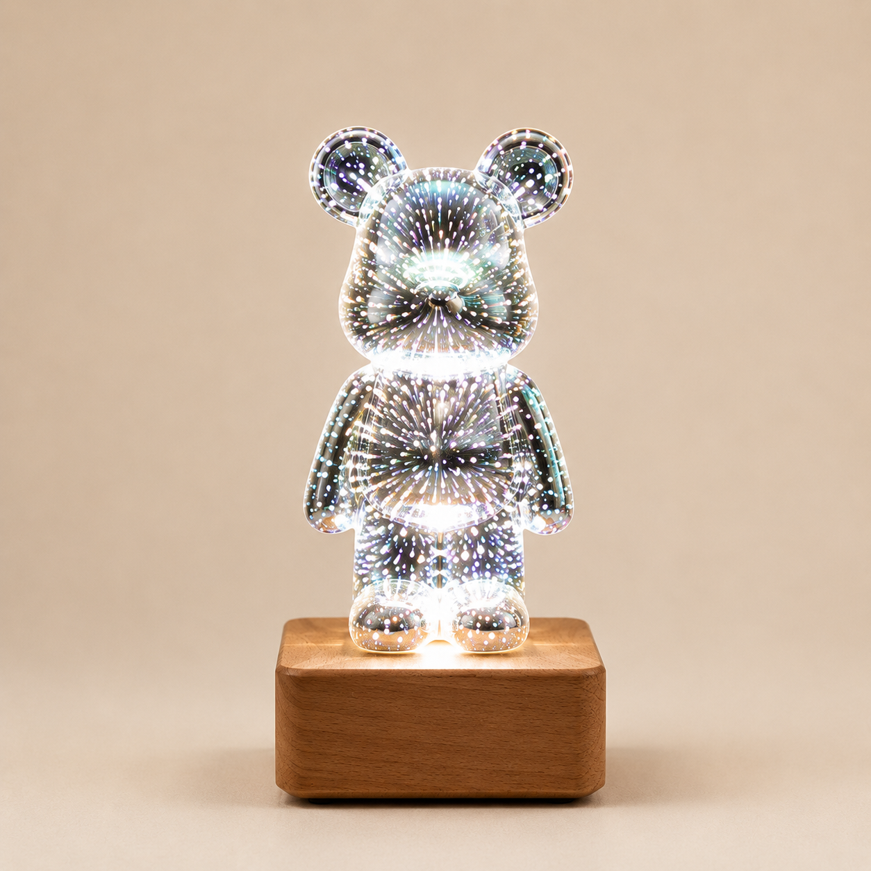 LumiBear – Lámpara LED 3D efecto fuegos artificiales